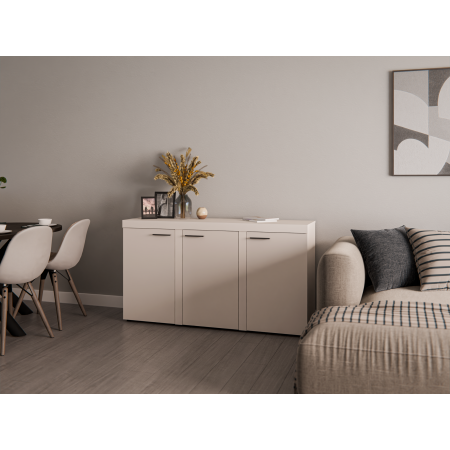 Komoda Ramon 3-drzwiowa Beż Piaskowy 149 cm